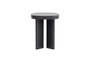 Hanah Home Mesa Auxiliar Gris 42x49x42 cm MDF Patas Madera